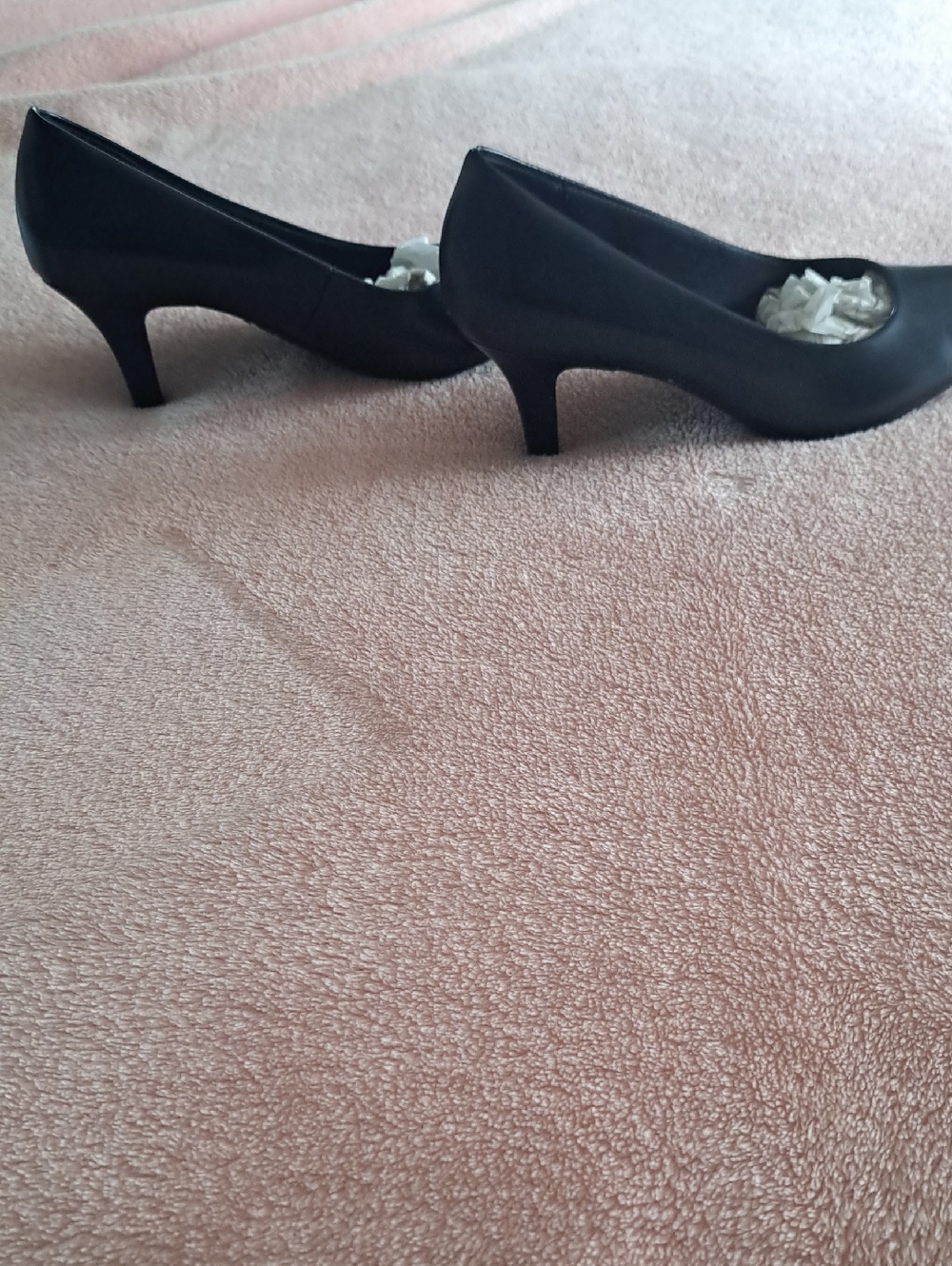 Classic Blue Women's Mid Heel Pumps